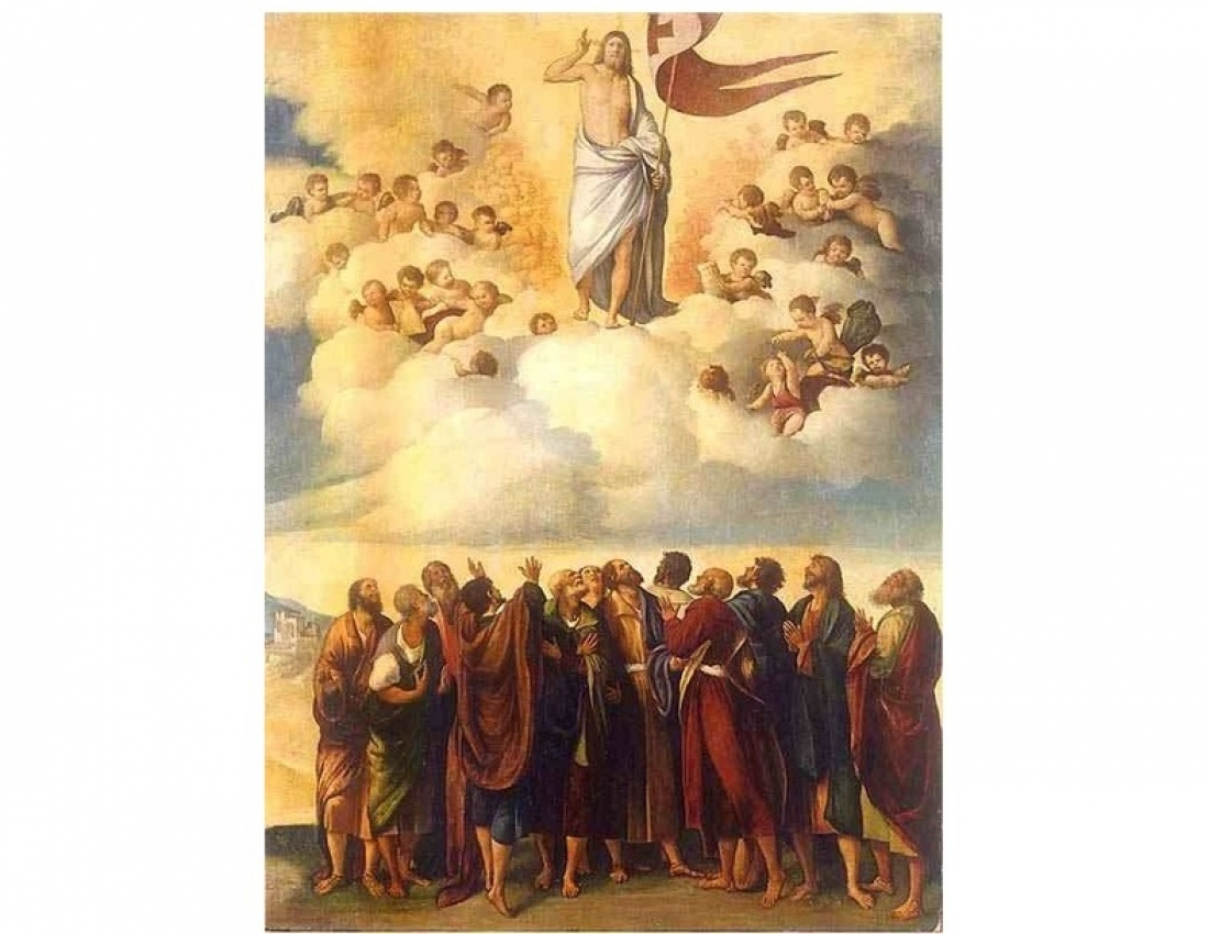 Вознесение Господне - день, когда Иисус Христос вознесся на Небо и воссел "одесную Отца"