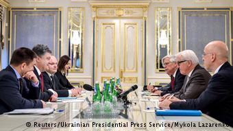 Steinmeier met with Ukrainian leadership in Kyiv prior to departing for Moscow
