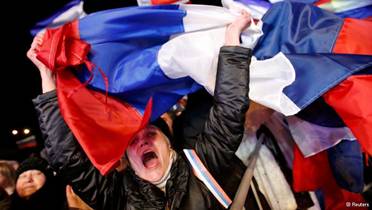 За результатами референдуму у Криму 97 відсотків проголосували за приєднання до Росії