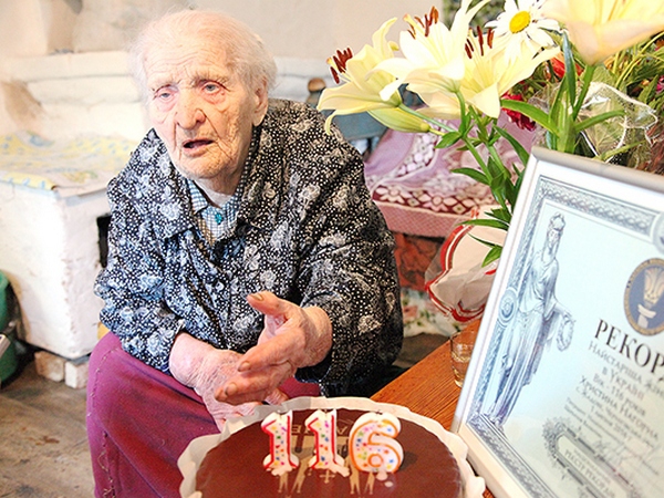 116-летняя Христиния Нагорная: «Тут какая-то неурядица вышла. Смерть приходила, да меня дома в тот момент не было, наверное»