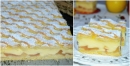 Яблучне тістечко з ванільнимм пудингом і хрустким декором