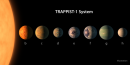 Открытие от NASA: ученые обнаружили семь землеподобных экзопланет в одной системе
