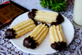  Венское печенье с шоколадными хвостиками