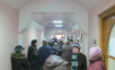 Харьковские пенсионеры с 4-х утра стоят за своей пенсией