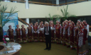 Riwne Rentner haben Gedichte vorgetragen, mit dem Chor "Weres" gesungen und einem Mitglieder zum Geburtstag gratuliert