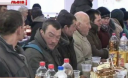 У Львові пригостили різдвяною вечерею майже 400 безпритульних і самотніх людей
