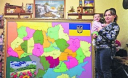 Карту України хрестиком? Та хоч два метри на півтора!