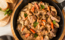 Рагу из ассорти куриных потрошков