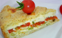 Пирог с овощами и брынзой