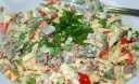 "Самый вкусный салат, который я когда-либо пробовала!"- название такое!