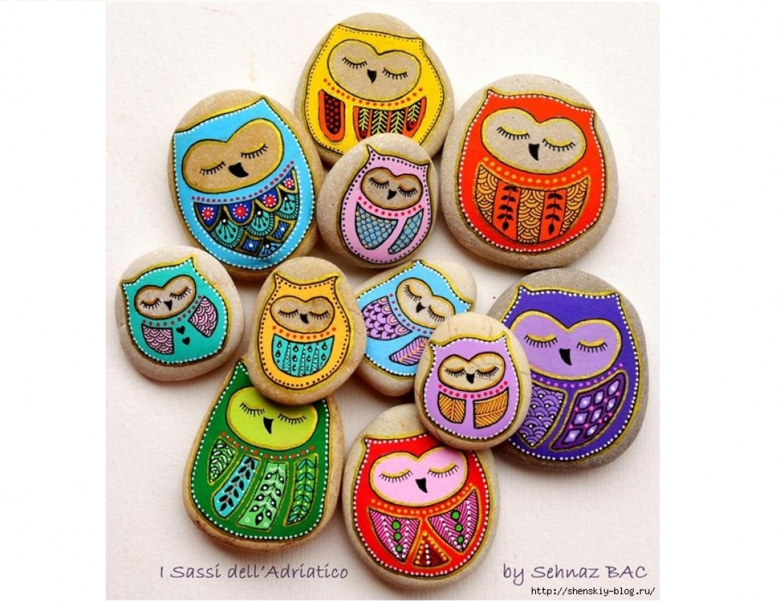 Чарівні камінці від італійської художниці F. Sehnaz Bac