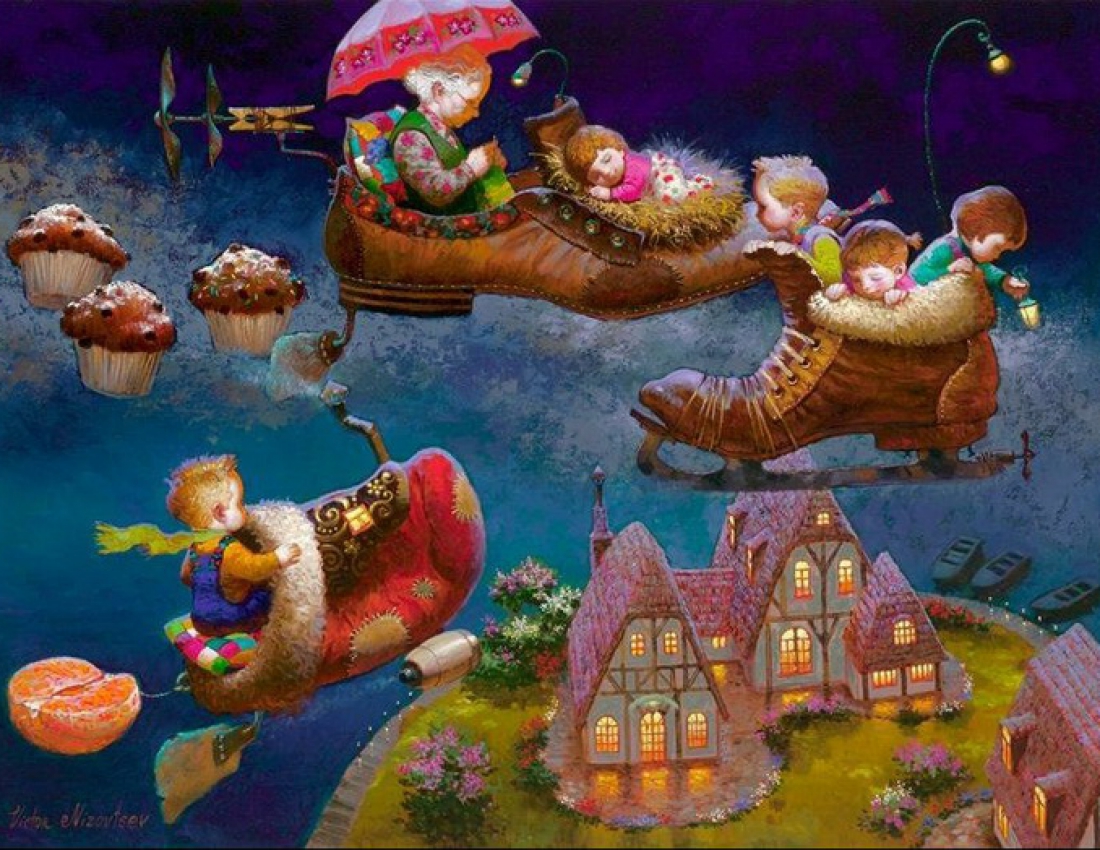 Бабуся, дідусь та казка ...