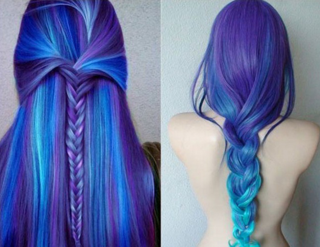 Веселкове волосся