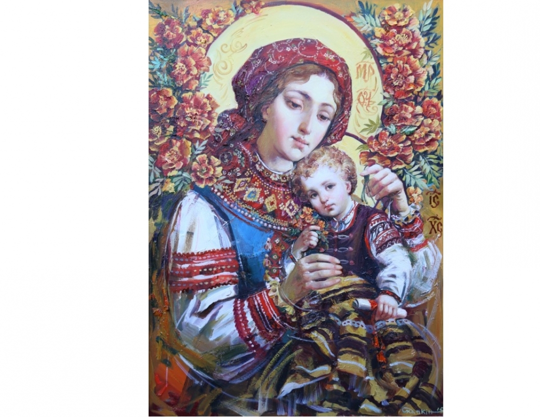 Богородиця у вишиванці. Дивовижні ікони українського живописця Олександра Охапкіна