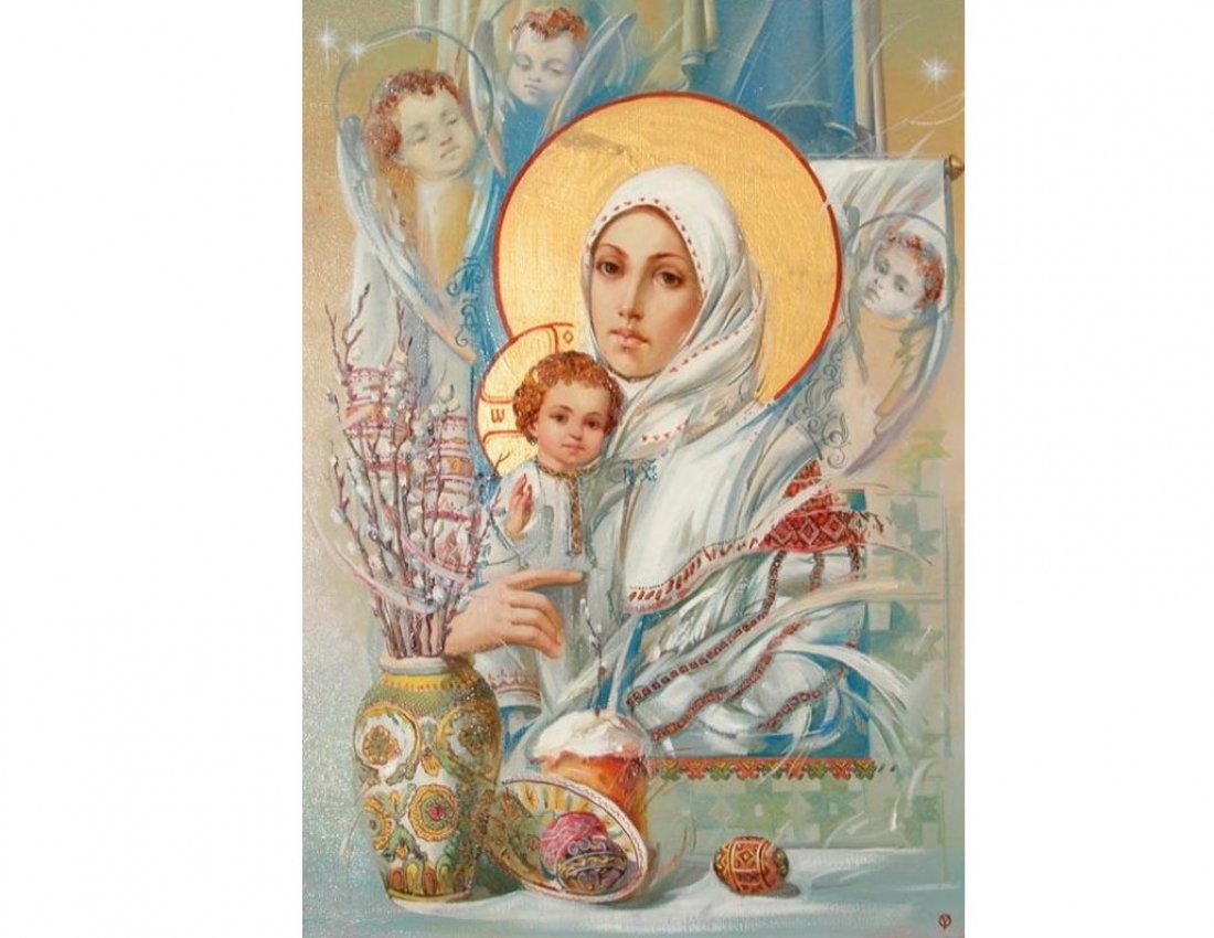 Богородиця у вишиванці. Дивовижні ікони українського живописця Олександра Охапкіна