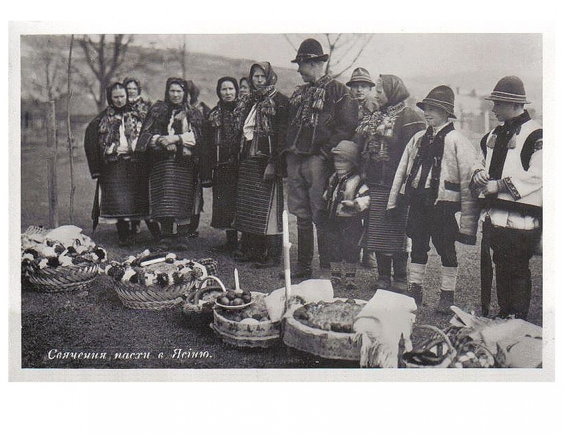 Wie schön sie waren, unsere Vorfahren! Weihen von Osterbroten in Yasini. Die 1920er Jahre