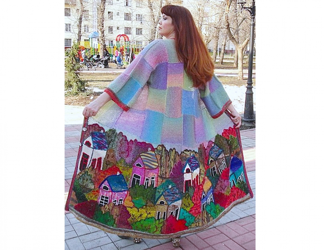 Чудові картини або мистецтво в&#039;язати спицями ...