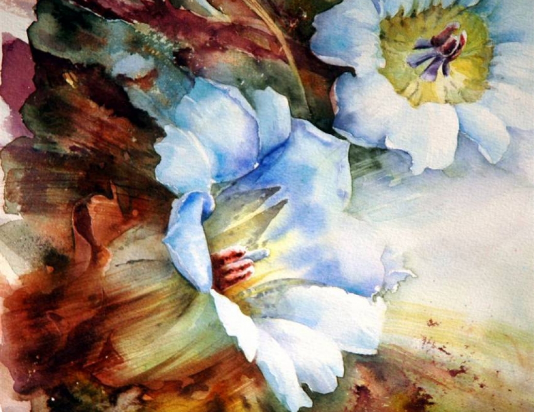 Квіткова ніжність. Акварелі  MARIE CLAIRE MOUDRU