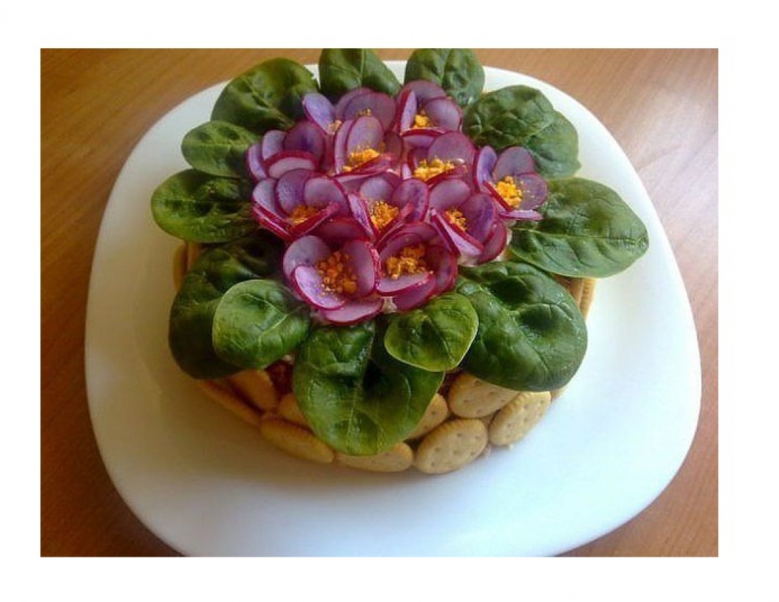 Цікаві та апетитні варіанти оформлення салатів!!! :-)