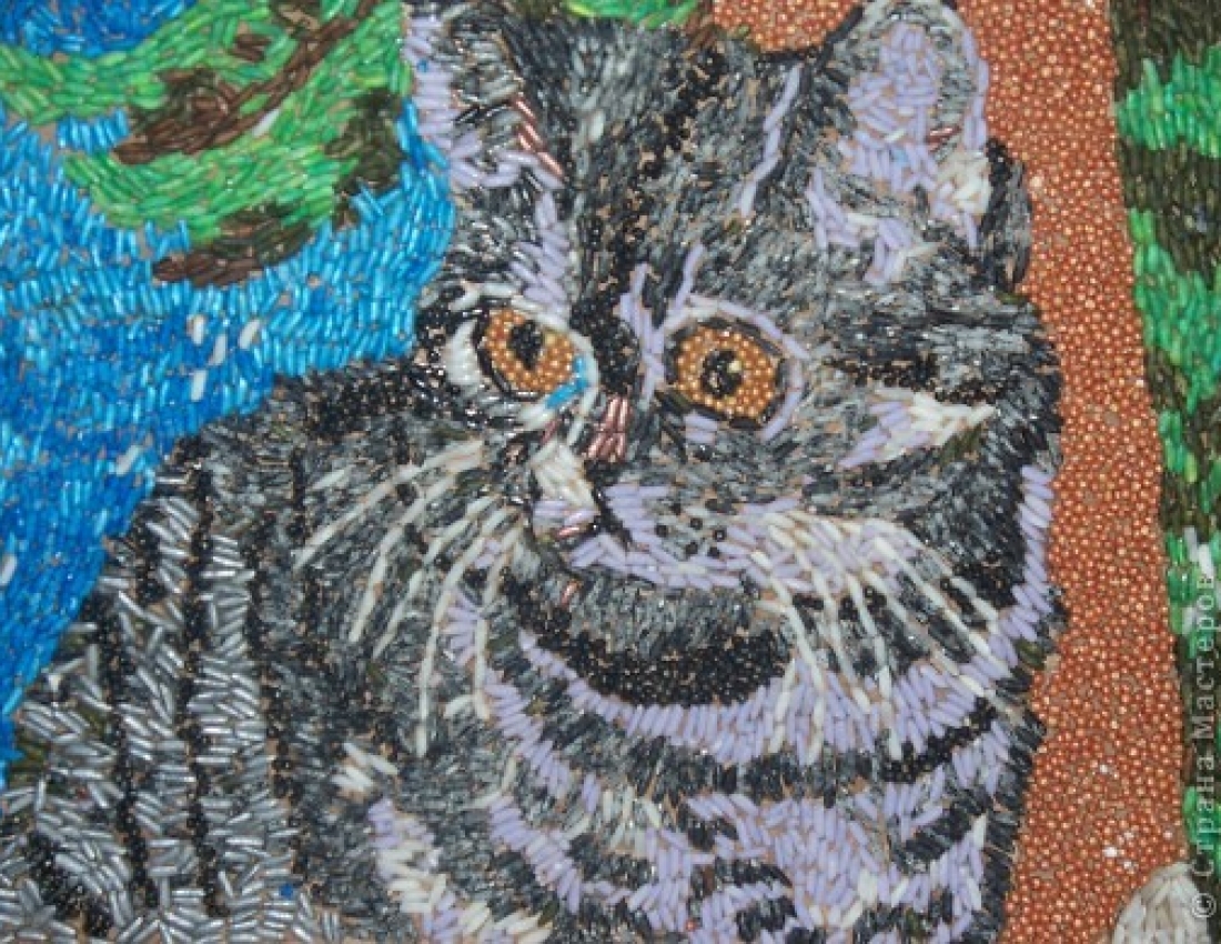 Незвичайне використання звичайних круп у мистецтві