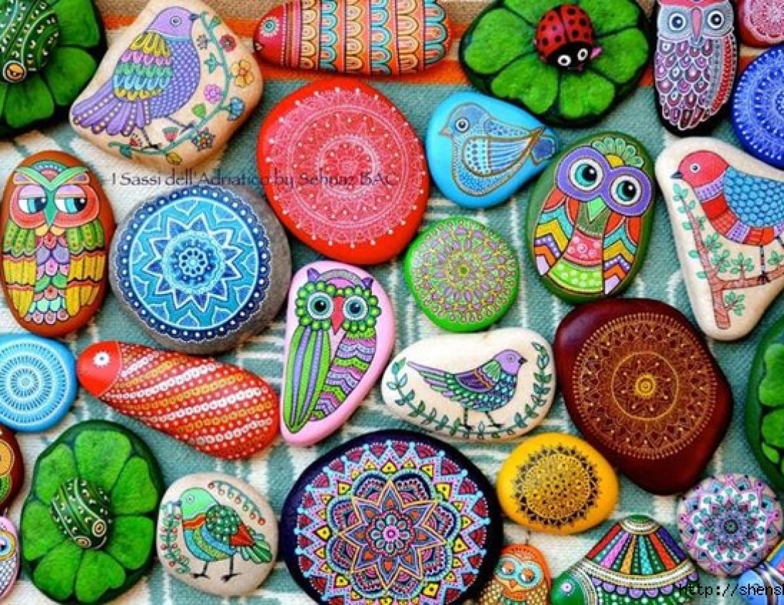 Чарівні камінці від італійської художниці F. Sehnaz Bac