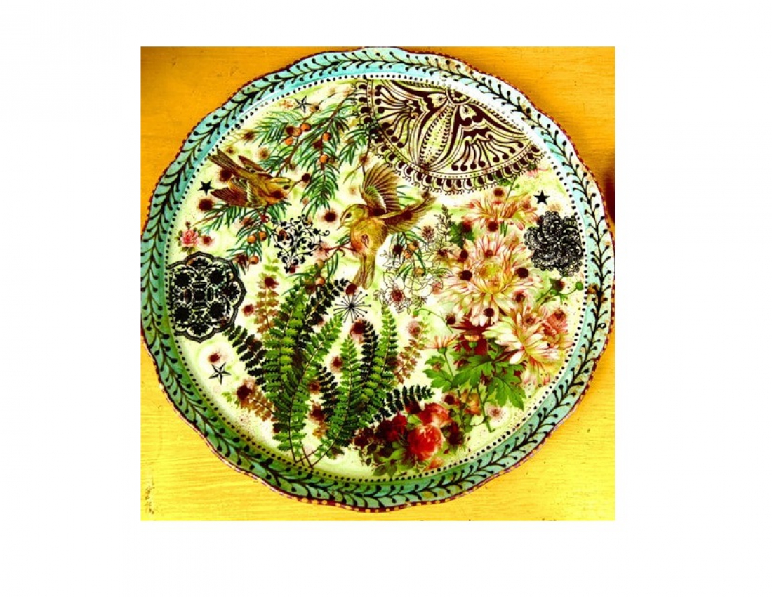 Дивовижна та прекрасна техніка ручного розпису посуду!!!