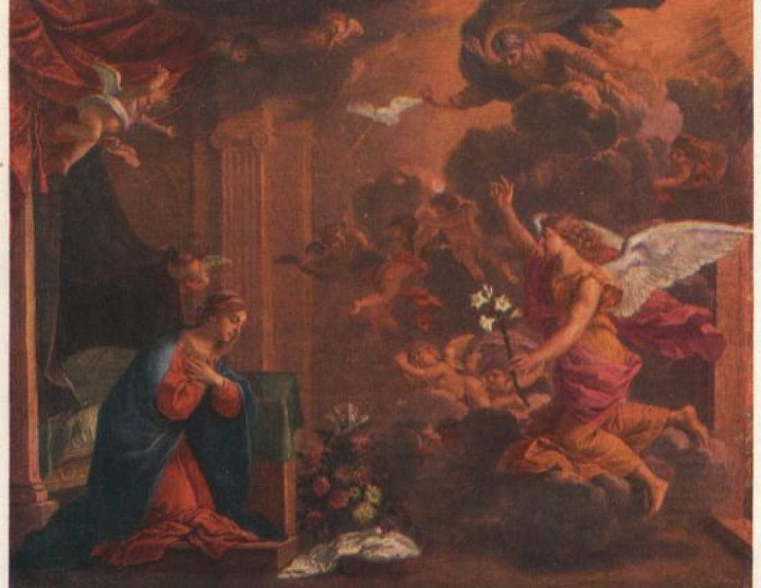 БЛАГОВІЩЕННЯ Пресвятої Богородиці на художніх полотнах