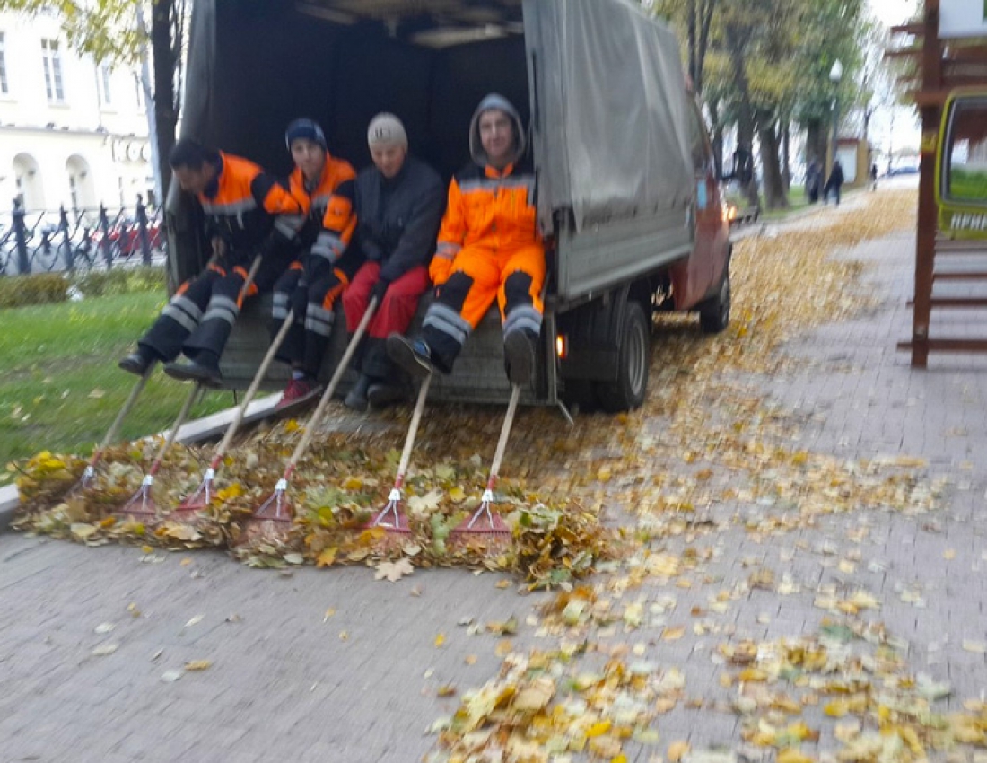 Тестування нових техногологій по прибиранню вулиць :-D