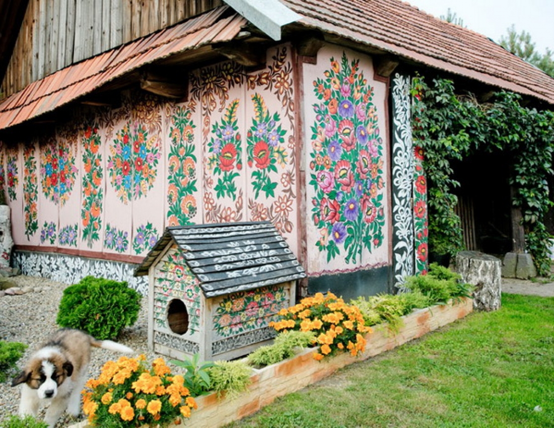 Казкове розписане польське селище Залип&#039;я