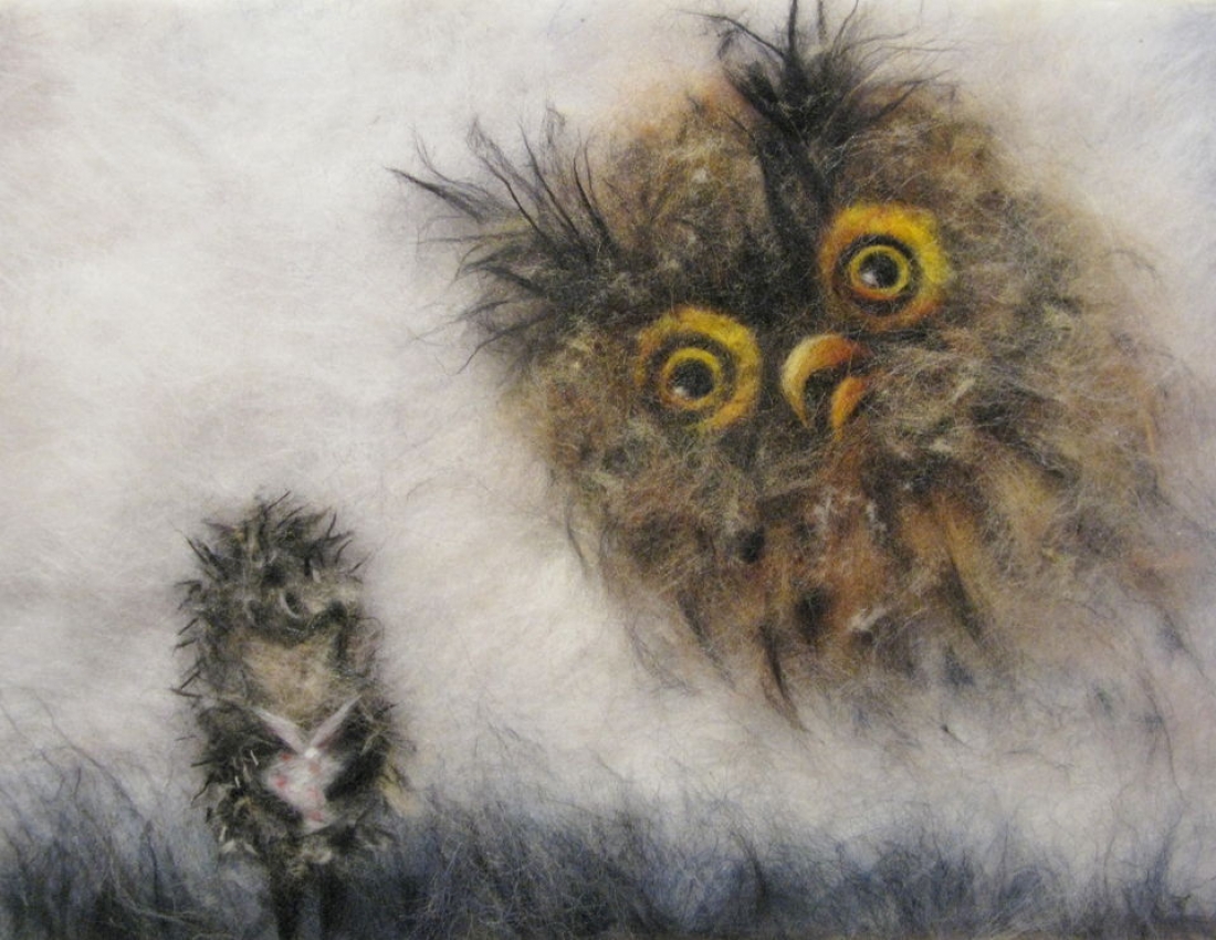 М&#039;якенькі, ніжні, легкі, вражаючі та просто дивовижні... картини з вовни :-)