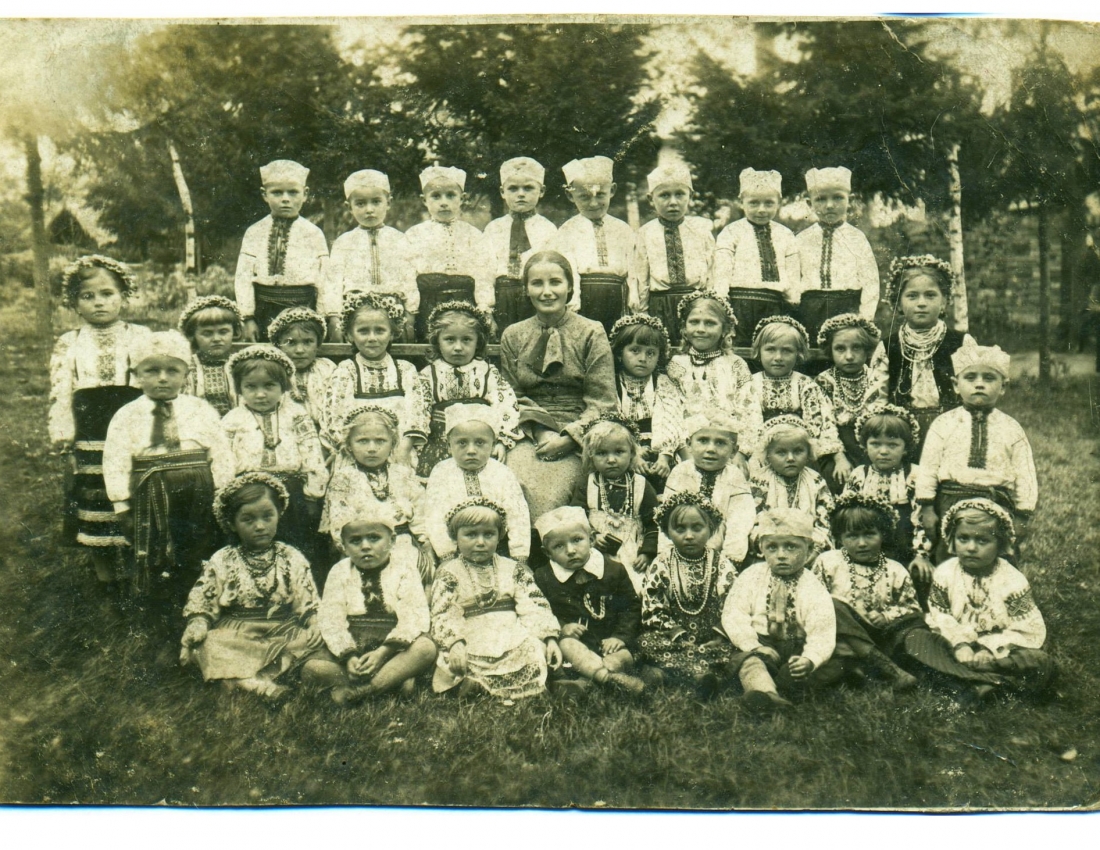 Kindergarten in the village of Torske of the Zalischyky district in the Ternopil region. 1938.