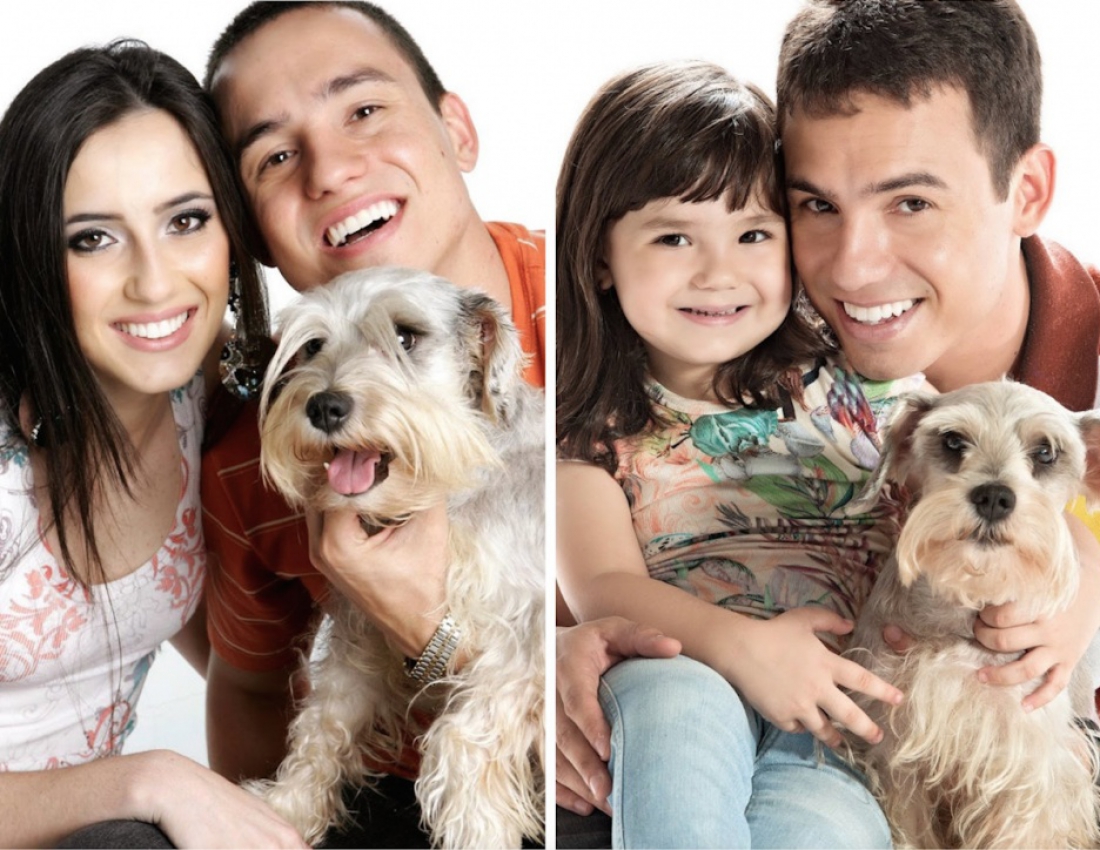 Батько та донька відтворили фотографії загиблої мами...