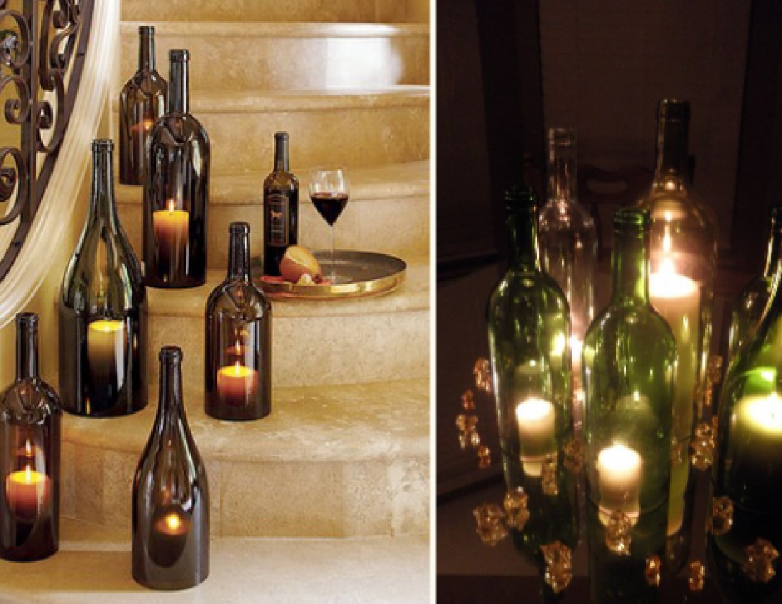 Не викидайте пусті пляшки з-під вина... :-)