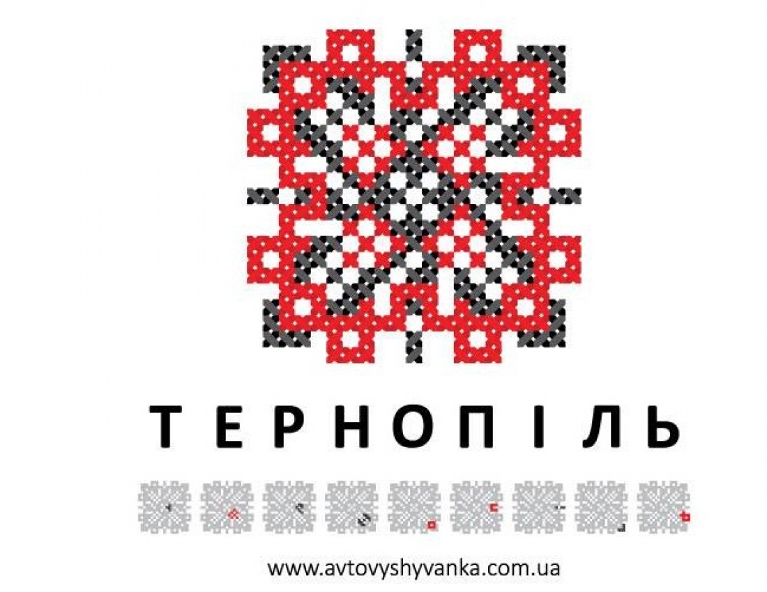 Абетка символів української вишивки.Назва Вашого міста символами української вишивки!