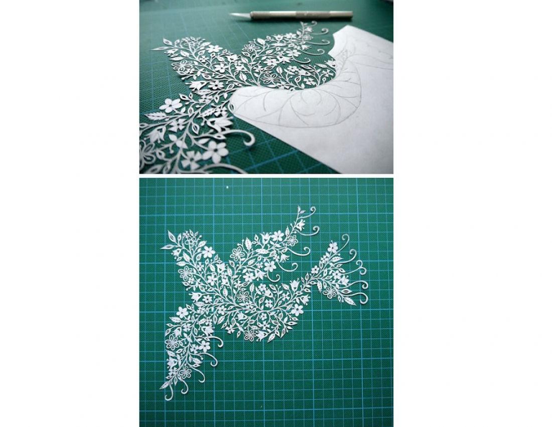 Дивовижні витинанки-павутинки