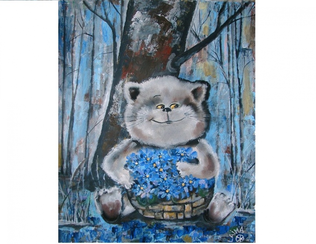 Позитив :-) :Котики та літо