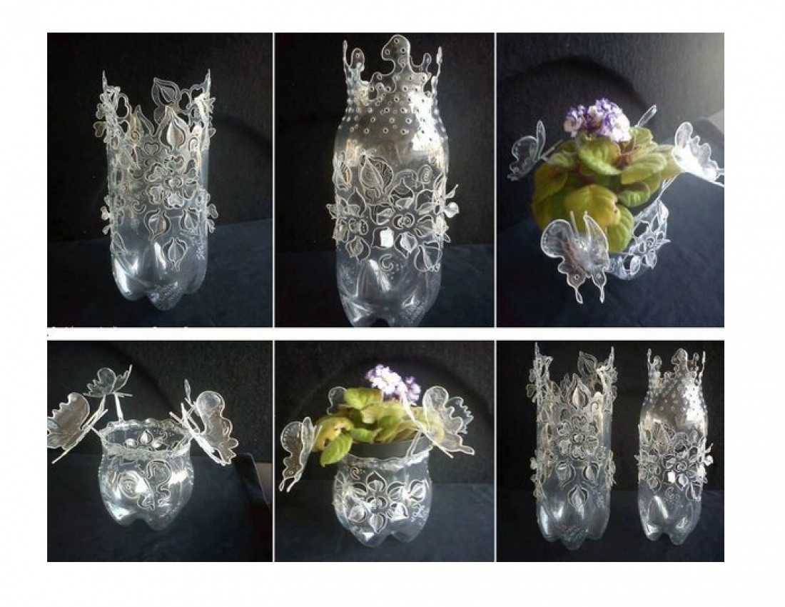 Краса ... із пластикових пляшок !!!