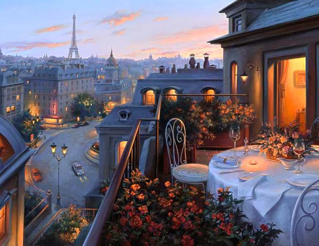 Вечірні вогні загадкового міста...