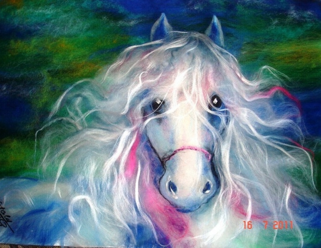 М&#039;якенькі, ніжні, легкі, вражаючі та просто дивовижні... картини з вовни :-)