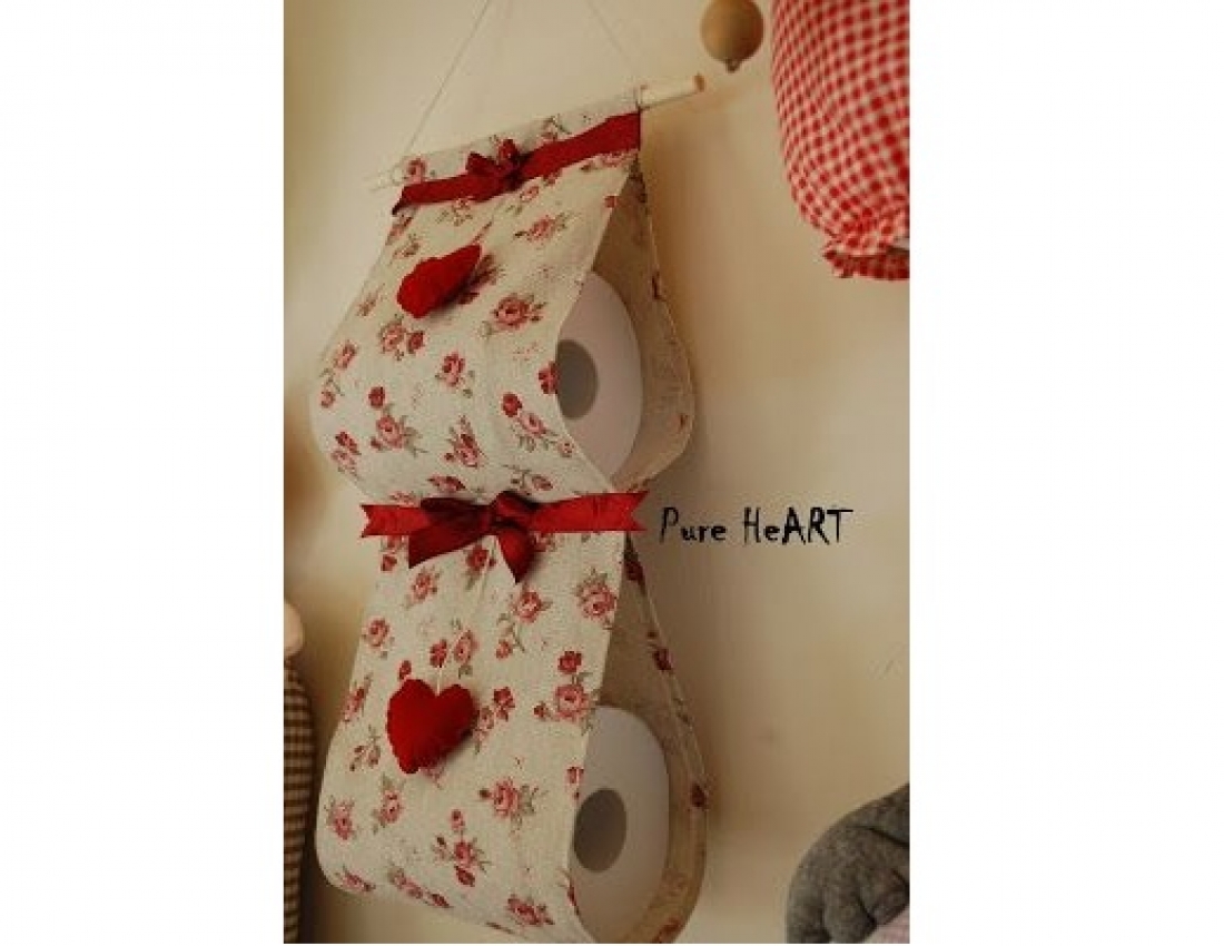 Чудові прикраси для ... туалетного паперу...