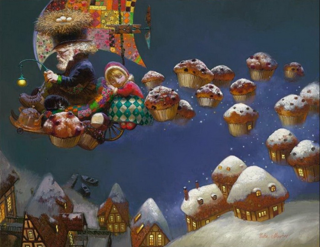 Бабуся, дідусь та казка ...