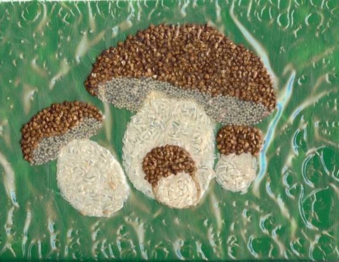 Незвичайне використання звичайних круп у мистецтві