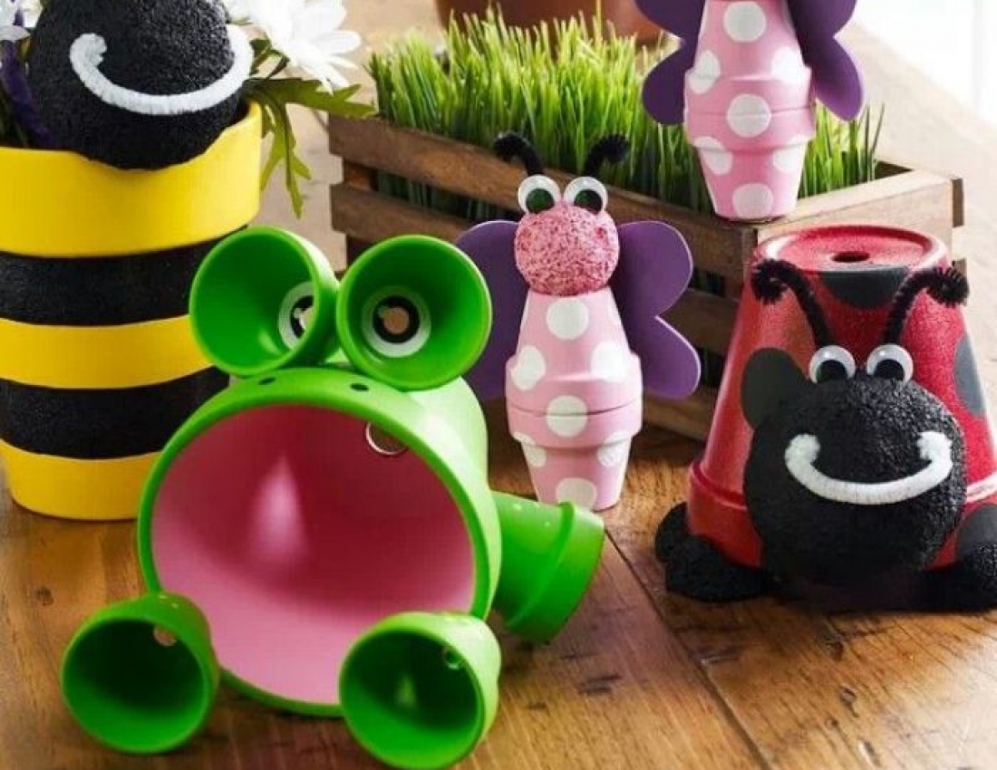 10 ідей для другого життя старих квіткових горщиків