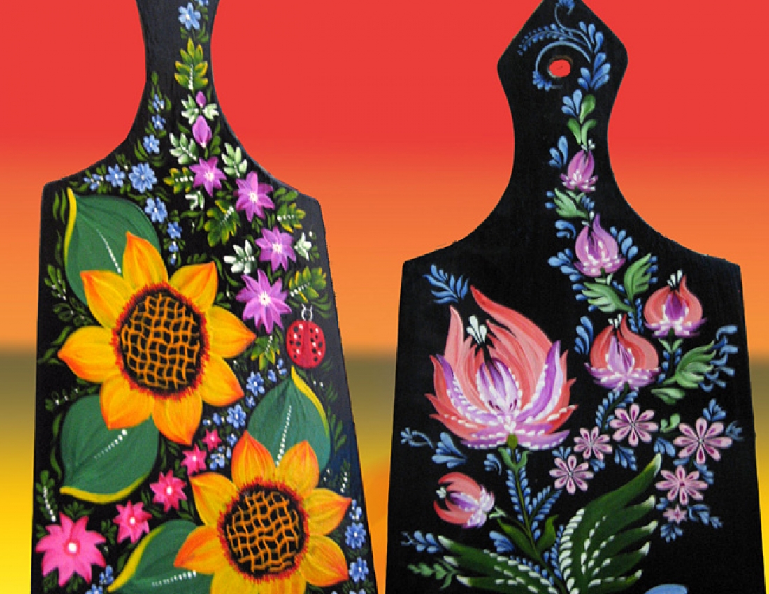 Такий зворушливий вид мистецтва: розпис по дереву