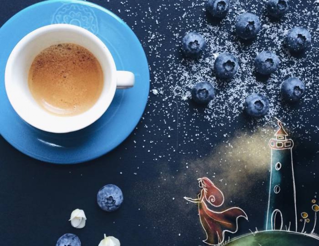 Хвилинка творчості за сніданком: чарівні малюнки, що доповнюють ранкову каву...)))