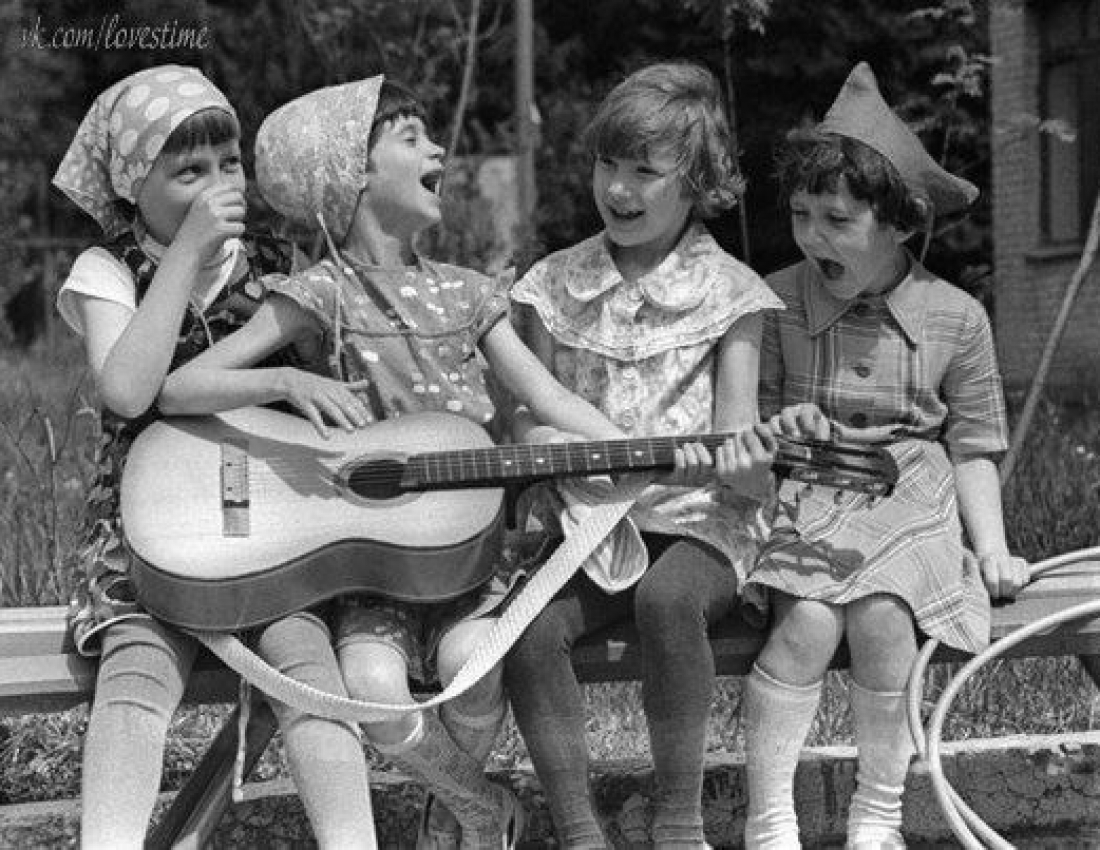 Happy moments of our childhood
