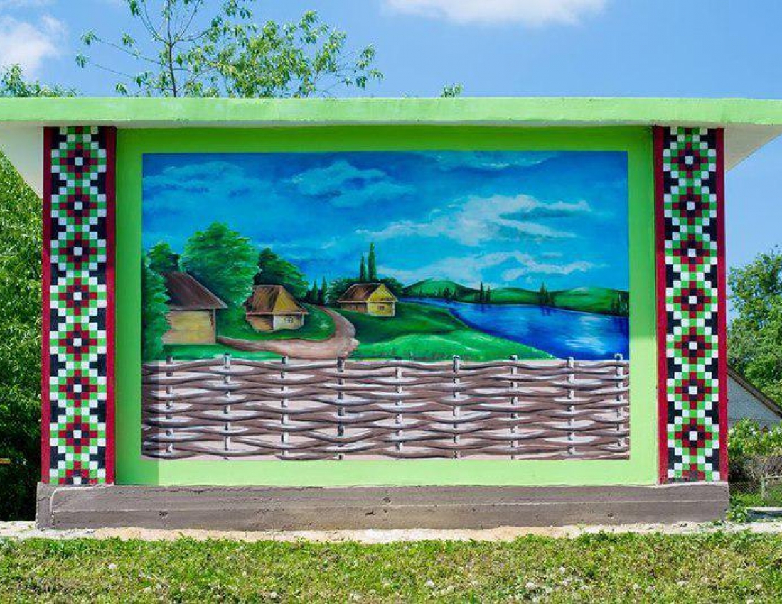 Сільські автобусні зупинки с.Зав'язанці, Львівська обл.