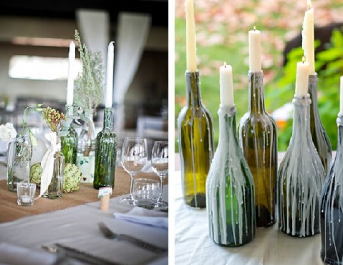 Не викидайте пусті пляшки з-під вина... :-)