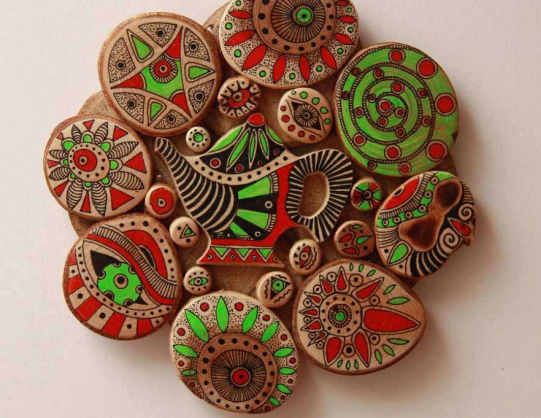 Такий зворушливий вид мистецтва: розпис по дереву