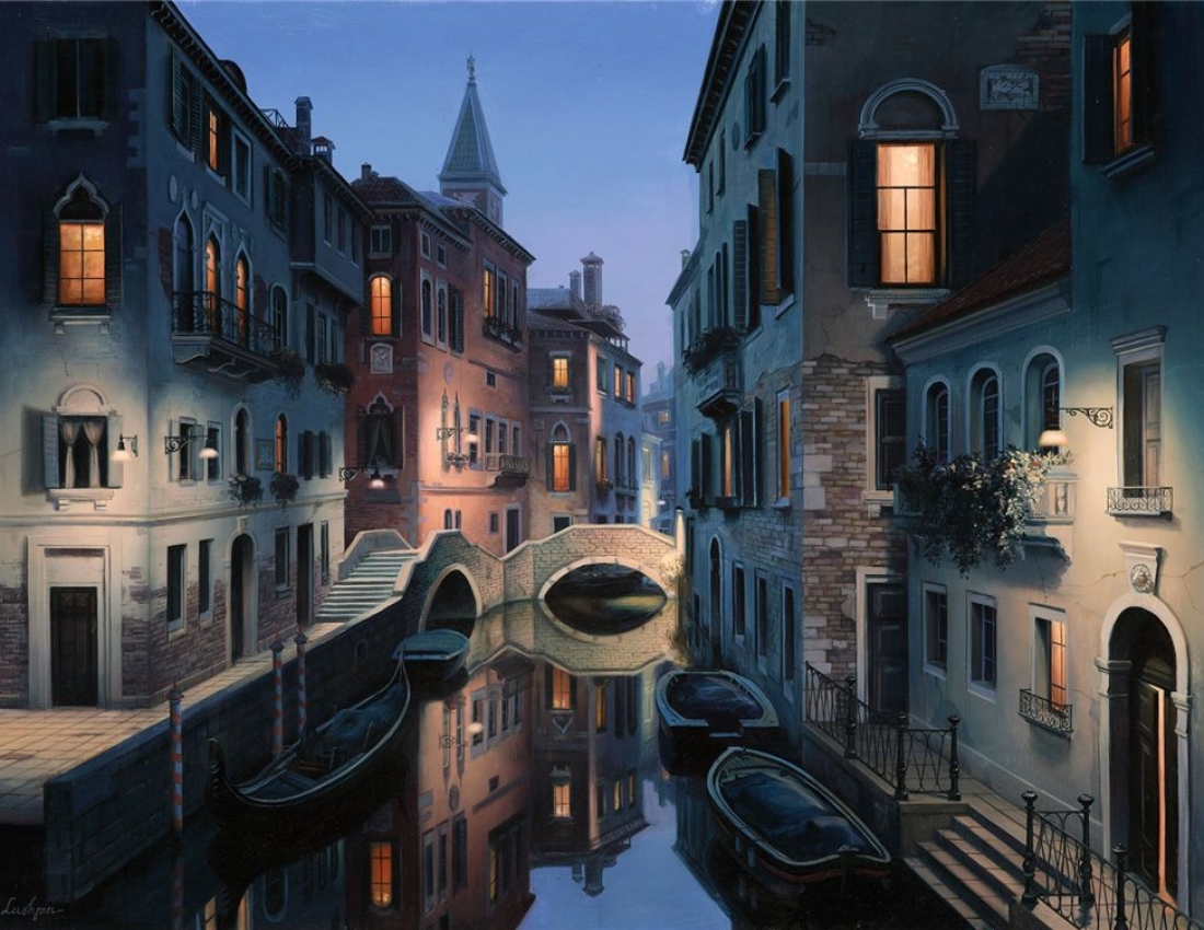 Вечірні вогні загадкового міста...